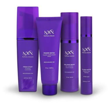 Imagem de Sistema de controle de óleo Skincare Set NXN com máscara de argila de 