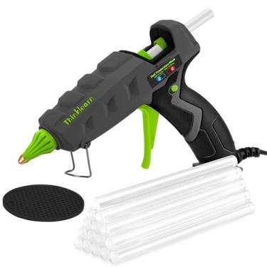Imagem de Pistola de cola quente ThinkLearn 60/100W Dual Power com 15 bastões de