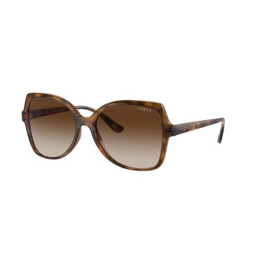 Imagem de Óculos de Sol Vogue Eyewear 0VO5488SL W65613 Tam 56 / Havana Marrom - Lentes Marrom Gradiente