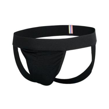 Imagem de Cueca Jockstrap Suporte Atlético Beebas, Preto, GG