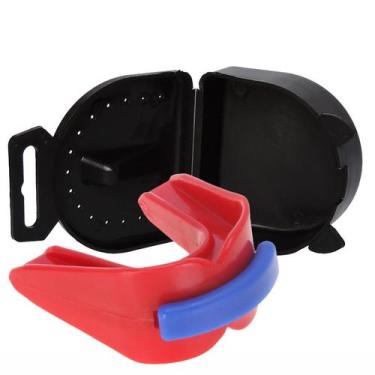 Imagem de Protetor Bucal Duplo Moldável C/ Estojo P/ Muay Thai, Boxe, Mma - Zona