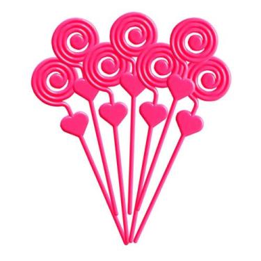 Imagem de Espiral plástico Russo Art 500 peças Cor: Rosa Pink