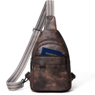Imagem de Sling Bag Leresas para mulheres e homens, tiracolo, material vegano, m
