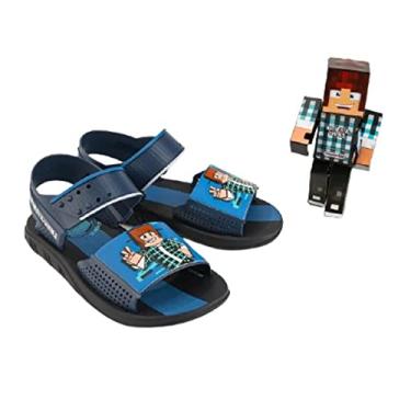 Imagem de Sandália Infantil Grendene Authentic Games Play Azul - 29