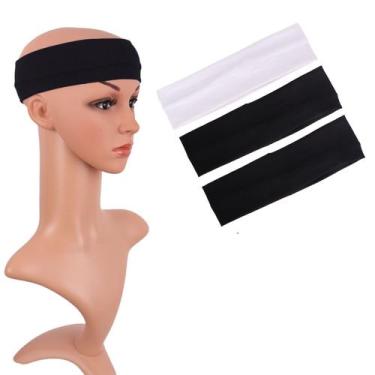 Imagem de Bandanas MapOfBeauty Yoga, pacote com 3 faixas de algodão elástico (pr