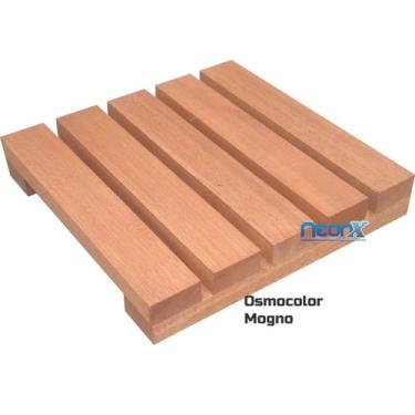 Imagem de Deck De Madeira Modular 25x25cm Com Pintura Neonx, Osmocolor Mogno Sem