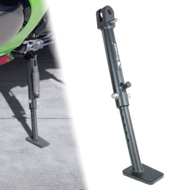 Imagem de Xitomer Adequado para ZX-10R 7.6 cm Sidestand ajustável compatível com ZX-10R 2016-2025 ZX10R, Ninja ZX-10RR 2017-2025 ZX 10RR Suporte lateral de motocicleta