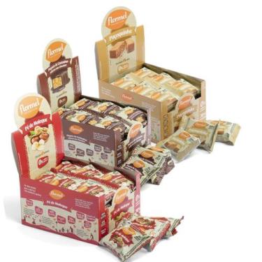 Imagem de Kit 2 Paçoca e 1 Pé de Moleque display Flormel