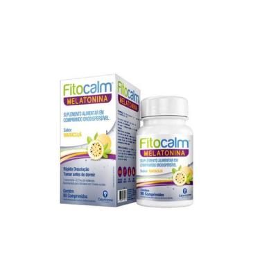 Imagem de Fitocalm Melatonina 0,21mg Maracujá 90 Comprimidos - Catarinense