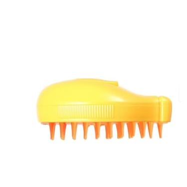 Imagem de Escova 3 em 1 para Pets com Vapor, Ferramenta de Limpeza e Cuidados com Pelos para Cães e Gatos,Laranja (laranja)