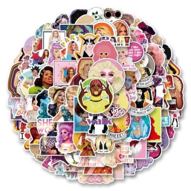 Imagem de 100pcs Cross-Dressing TV Show Stickers Pack, Aesthetic Vinyl Waterproof Decals for Water Bottle,Laptop,Phone,Skateboard,Scrapbooking,Bumper Decor for Kids Teens Adults Fans for Party Supply Decor