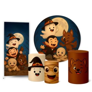 Imagem de Trio Capas Cilindro + Painel Redondo + Lateral Halloween (K2HAL0010)