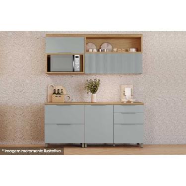 Imagem de Kit de Cozinha Completa 4 Peças Marquesa Gourmet C4P20 Nature/Verde - Nesher