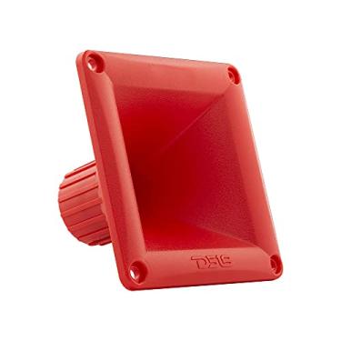 Imagem de DS18 - Tweeter PRO-H44 Vermelho Universal Quadrado Fácil de Colocar e Tirar, Conjunto de 1 (Vermelho)