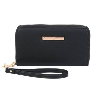 Imagem de Carteira Zíper Alça De Mão Fellipe Krein Aw22 Tresse Preto