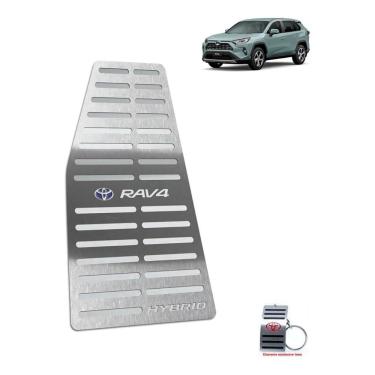 Imagem de Descanso De Pé Em Aço Inox Rav4 Hybrid 2020 Prata