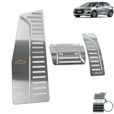 Imagem de Descanso + Pedaleira Automático Chevrolet Onix 2020 Prata
