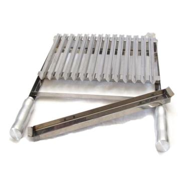 Imagem de Grelha Argentina Parrilha Inox 45Cm Para Churrasqueira