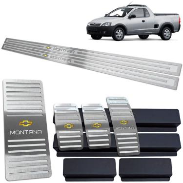 Imagem de Descanso Soleira Pedaleira Manual Prata Montana 2003 A 2010