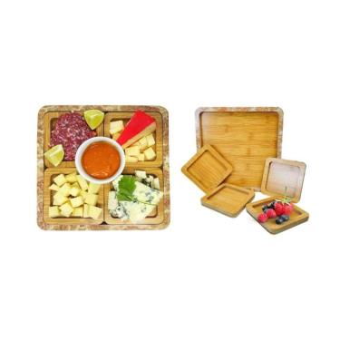 Imagem de Petisqueira Madeira Frios Petiscos Queijos Churrasco Cozinha