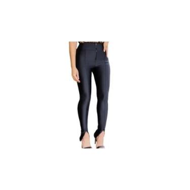 Imagem de Calça Legging Feminina Montaria 3 Zípers Cintura Alta - WM, P, Preto