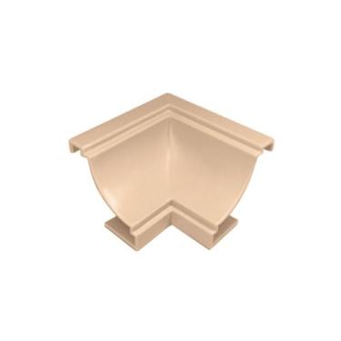 Imagem de Canto interno para acabamento de moldura em forro pvc cor nogueira - A