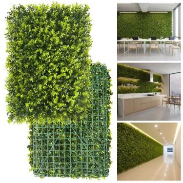 Imagem de 1 Placa de Folhagens Modelos Realista e Fáceis de Instalar Jardim Vert