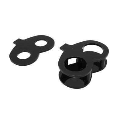 Imagem de MAVIS LAVEN Suporte de Parede para Espada de Luz, Suporte para Exibição de Espada de Luz 2 Furos Acrílico Vertical Economizador de Espaço para Espadas de Luz FX Espadas Colecionáveis Com (Preto)