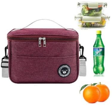 Imagem de Bolsa termica fitness frasqueira trabalho academia frutas - Miwill