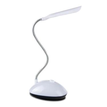 Imagem de Luminária de Mesa Flexível LED para mesa Estudo Leitura Escritório Modelo moderno Ajustavell Compacto