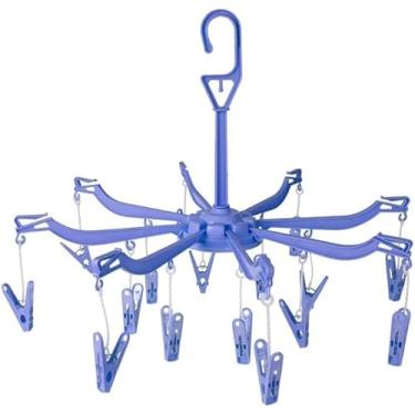 Imagem de Varal Roupas Íntimas Meias Cuecas e Calcinhas Portátil Retrátil Dobrável com 16 Prendedores Multiuso Linha Premium M5 Armarinhos