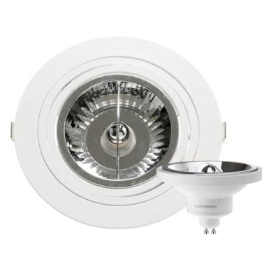 Imagem de SAVE ENERGY - Embutido Redonda Plana Ar111 + Lâmpada Led 12w 4000k 24°