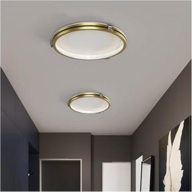Imagem de Lustres de LED, Luzes de Teto Modernas Compatíveis com Quarto Corredor Sala de Estar Lâmpada de Teto de LED Montado Decoração de Casa - Luminária, Decoração Moderna