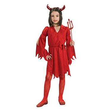 Imagem de Rubies Fantasia infantil de menina diabo, pequena, Uma cor, P