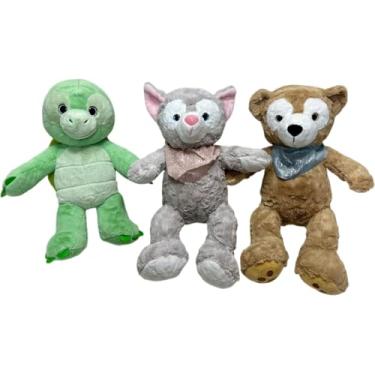 Imagem de Kit 3 Animais Pelucia Infantil Nicho Fofo 35cm