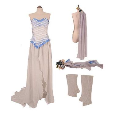 Imagem de Cosplay.fm Fantasia feminina para cosplay de Halloween para fantasia de noiva fantasma (pequena)