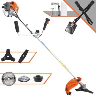 Imagem de Roçadeira Aparador de Grama Vulcan VR430P À Gasolina 43cc 1,7HP 10.000