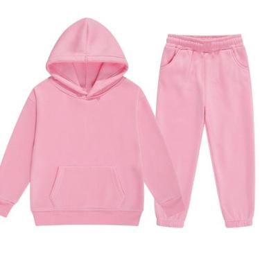 Imagem de Conjunto de roupas DHSPKN Tracksuit Sweatsuits para crianças de 2 a 13