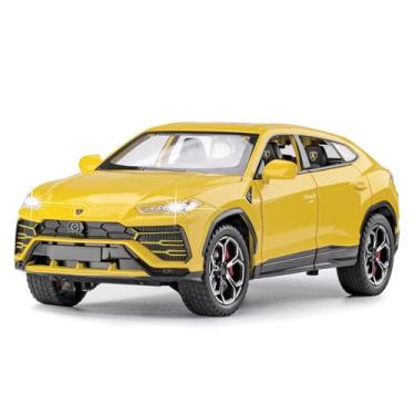 Imagem de Carro de brinquedo SASBSC Lambo Urus Diecast Metal 1:24 para crianças 