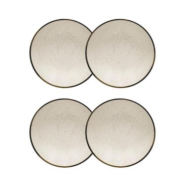 Imagem de Conjunto 4 Pratos Fundos 20,5cm Brisa Cerâmica Oxford