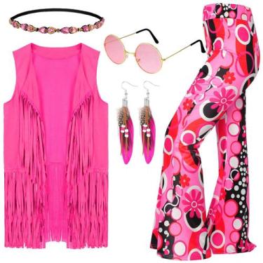 Imagem de Conjunto de fantasias Leumoi, anos 60 e 70, para mulheres, roupas de d