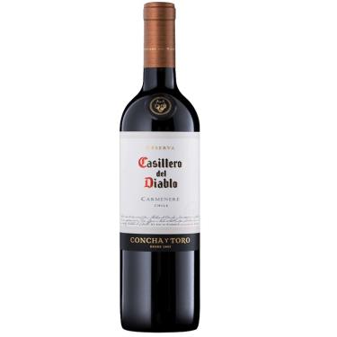 Imagem de Vinho Tinto Chileno Concha y Toro Casillero Del Diablo Carménère