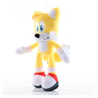 Imagem de Brinquedo de pelúcia Sonic Amarelo 28cm