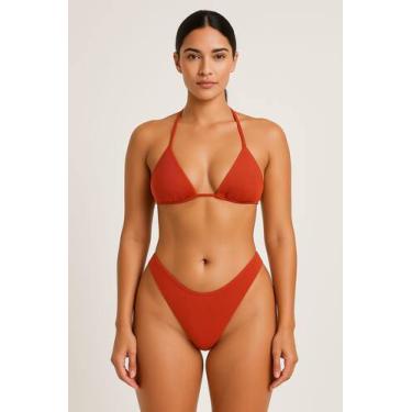 Imagem de Biquíni Cortininha Asa Delta Marquinha Verão P ao GG - TRIBO MODA, Tel