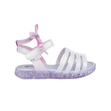 Imagem de Sandalia pampili candy cordao miçangas ref 123.310 menina, 29, Azul, R