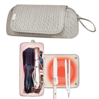 Imagem de Bolsa de viagem Hair Tools KarSyon, organizador 2 em 1 resistente ao c