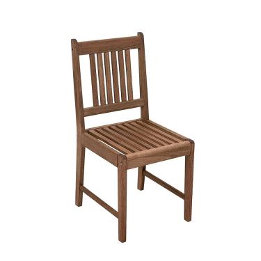 Imagem de Cadeira para Jardim em Madeira Maciça Ipanema Mestra Polisten Nogueira
