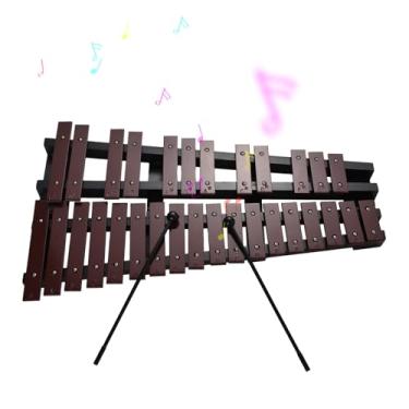 Imagem de Instrumento profissional de xilofone Glockenspiel de 30 notas, dobrável, portátil, leve, com barras de alumínio de 5 mm de espessura, instrumento musical de percussão com bolsa de transporte, 2