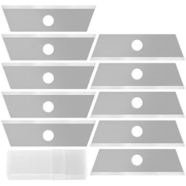 Imagem de GUANSHANG 10 peças de lâmina de decapagem manual de lâmina de decapagem manual resistente versátil cortador de fio ferramenta cortador de descascador portátil cortador de cabo de fio para corte OB (10