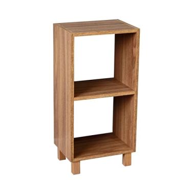 Imagem de EVOLUKIT, Mesa de Cabeceira Nicho 60x24 Freijó c/Prateleira